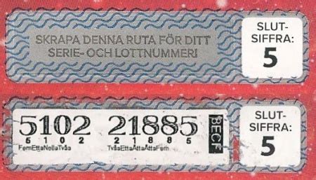 bingolottowiki|Serie och lottnummer .